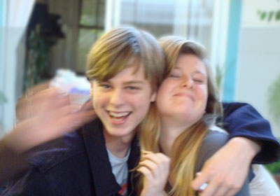 Jeremy Collins waving good bye